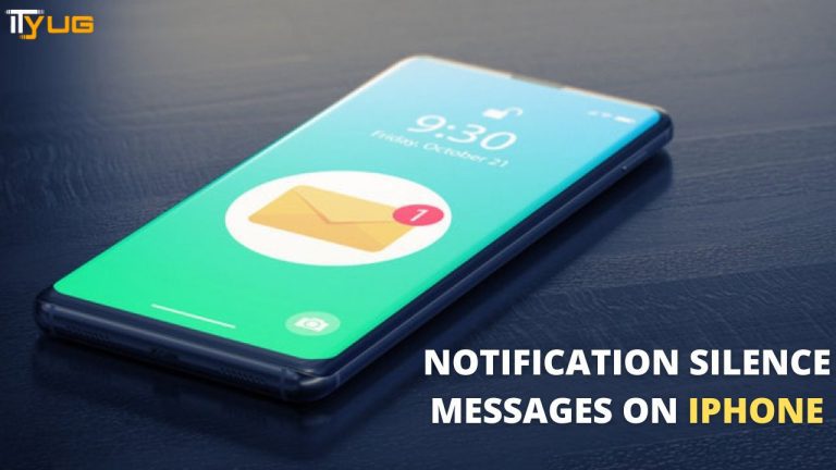 How to Turn off or on Notification Silence Messages on iphone?