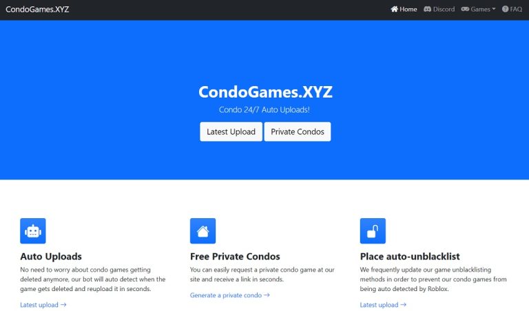 Condogames.xyz Everyone Here Can Get Free Private Condos!