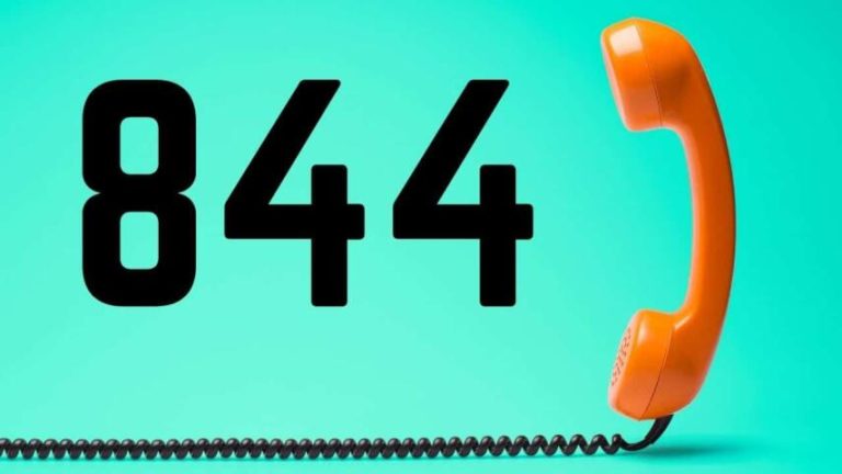 What state is telephone area code 844