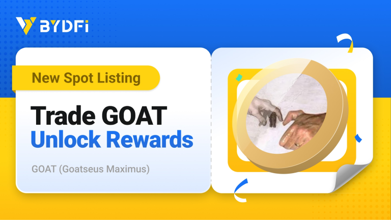 BYDFi to List GOAT Token, Exclusive Rewards for New Traders