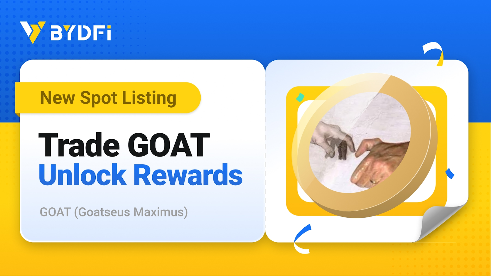 BYDFi to List GOAT Token